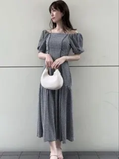 スナイデル SNIDEL デザインカットワンピース