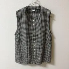 PAR ICI パーリッシィ　チェックベスト