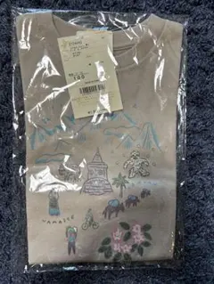 【タグ付き新品】モンベル　キッズ　ペアスキンコットンTシャツ　100 ヒマラヤ