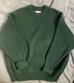 FREAK'S STORE ダークグリーン セーター