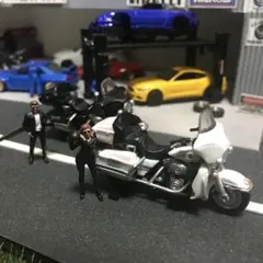 1/64フィギュア 6点セット黒人男性の集まり ジオラマ 西海岸 ギャング
