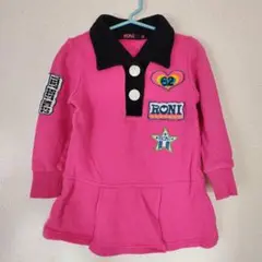 RONI 　ロニー　ピンク 長袖 トレーナーSS　約100㎝