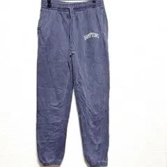 スウェット パンツ ネイビー 裏起毛 メンズ 古着 ビンテージ ルーツウェア S