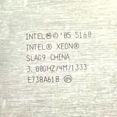 Intel Xeon 5160 2個セット