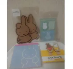 新品☆ミッフィー&フレンズセット&ピンチ&メモ&ポストカードのサムネイル
