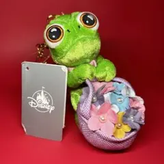 パスカル ドレス ぬいぐるみキーチェーン ラプンツェル 香港ディズニー