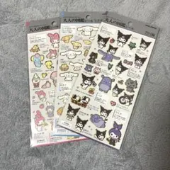 大人の図鑑シール サンリオ シナモロール マイメロディ クロミ