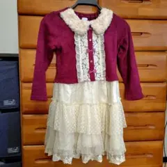 axes femme kids ワンピース 130cm ★暖かい★可愛い