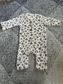 ヒョウ柄ロンパース 70-80cm