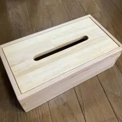 木製 ティッシュケース ナチュラル檜など組み木ボックス