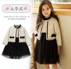 入学式 ジャケット ノースリーブワンピース セット