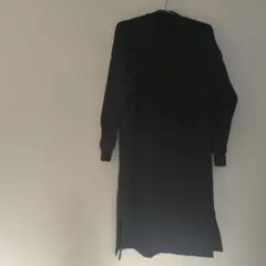 GU　スウェットワンピース　黒　ブラック　XL