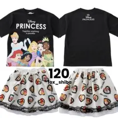 リトシー ディズニー プリンセス Tシャツ スカート 上下セット 120 新品