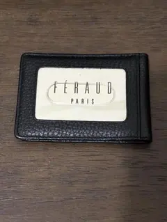 FÉRAUD ブラック レザー カードケース