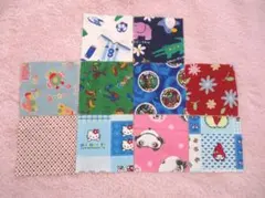 キャラクター柄布地セット（ハローキティ・たれぱんだ他）