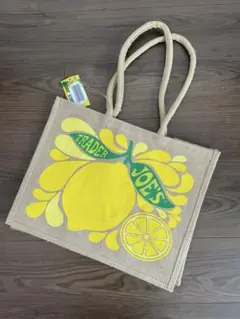 ［新品.未使用］Trader Joe's レモン柄 トートバッグ　タグ付き