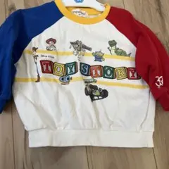 一度着用　トイストーリー　トレーナー　90cm