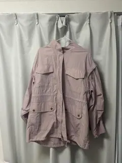 【ひろさん専用】ライトピンク ミリタリージャケットのサムネイル