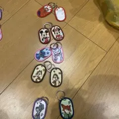 ディズニータグキーホルダー 10個セット