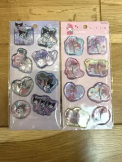 【正規品】ウォーターシール　サンリオ　クロミ　マイメロ　2点セット
