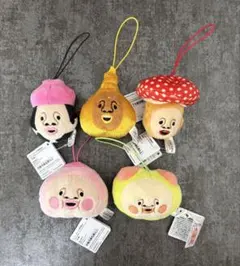 こびとづかん　フェイスマスコット　全５種　コンプセット