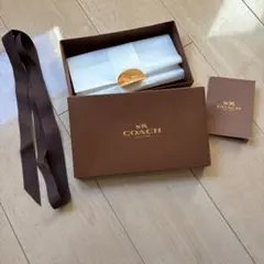 COACH 선물 상자 쇼퍼 리본 세트