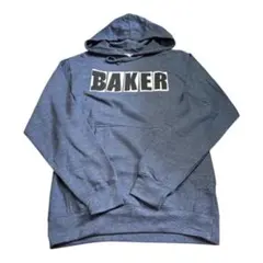 【激安放出】BAKER フード付きパーカー ダークネイビー