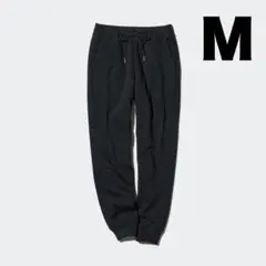 ユニクロ ヒートテックボアスウェットパンツ ブラック M