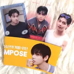 BTS V テテ コンポーズコーヒー新カップホルダー&クリアトレカ3枚セット
