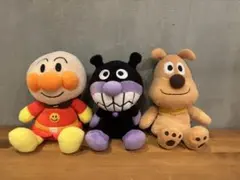 アンパンマン　バイキンマン　チーズ　ぬいぐるみ