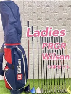 初心者おすすめ レディース ゴルフクラブセット Wilson キャディバック付のサムネイル