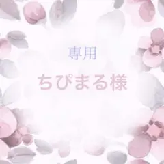 208 ちぴまる様 再販オーダー 10〜12cm