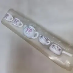 ハローキティ2005 ミニチュアティーセット 陶器製 平成 레트로 希少 비매품