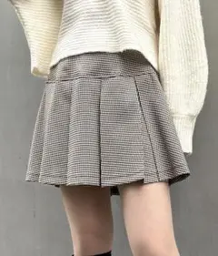 INGNI プリーツスカート ミニスカート