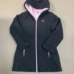 PUMA キルティングフード付きジャケット M