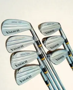 希少ヴィンテージ MacGregor V.MACⅡ ROCKER SOLE 7本 MACGREGOR TOURNEY VIP V-FOIL FORGED IRON SET 3-9 #10250 TT PROPEL