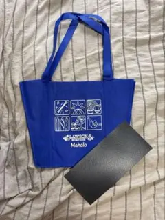 LAWSON STATION Mahalo ハワイ限定エコバッグ ブルー