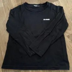 XLARGE ブラック 長袖カットソー