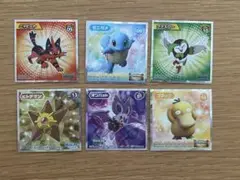 ポケモン　シール　6枚セット　ポケットモンスター きらきらシール