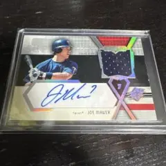 2004 SPX Joe Mauer game-used autograph