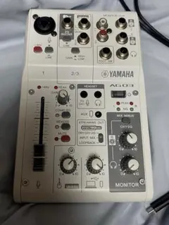 YAMAHA AG03 NK2BUSBオーディオインターフェース【ブラック】 - メルカリ
