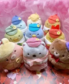 映画すみっコぐらし　ツギハギ工場のふしぎなコ　てのりぬいぐるみ　☆9点まとめ売り