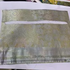 西陣織 袋帯 金色と銀色