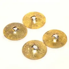 エジプト製 フィンガーシンバル/ジル Gold 4枚セット ベリーダンス用