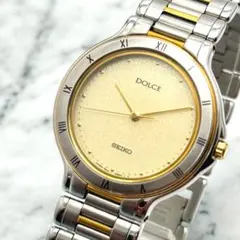 美品　希少　稼働品　SEIKO　DOLCE　腕時計　コンビ　ユニセックス