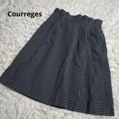クレージュ ドット柄スカート
