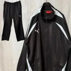 PUMA プーマ 古着 ジャージ 上下 ブラウン セットアップ