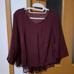 ロペピクニック Vネック 七分袖 シャツ