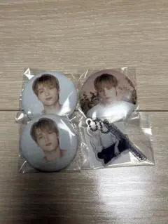 TXT ヒュニンカイ アクキー 缶バッチ 4コセット