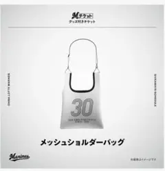 千葉ロッテマリーンズ　メッシュショルダーバッグ